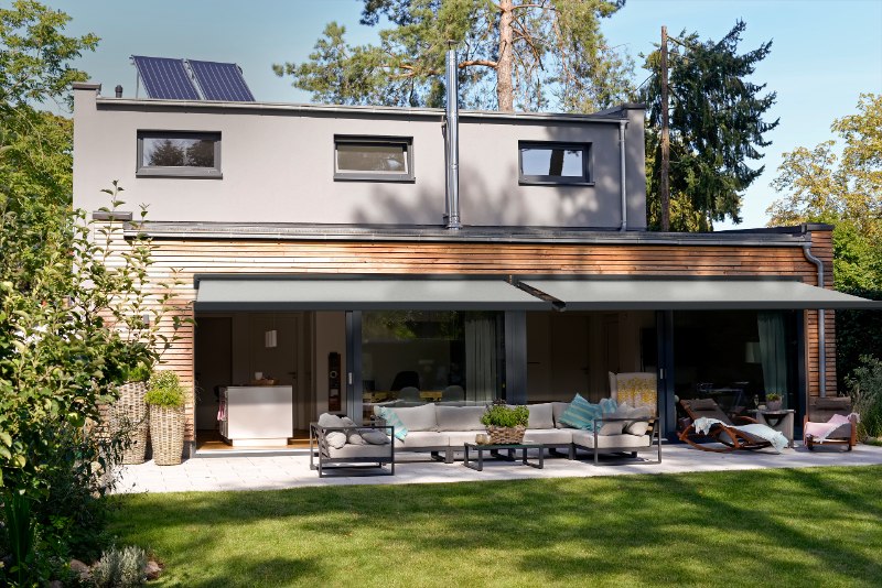 Knikarmscherm Alora 2 - Germa Zonwering