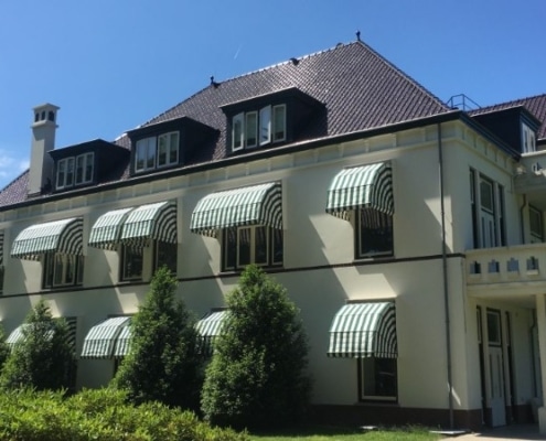 Houten markiezen Germa 2 Houten markiezen met streep